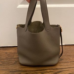 Hermes Picotin Lock Bag Clemence PM SHIPS FREE